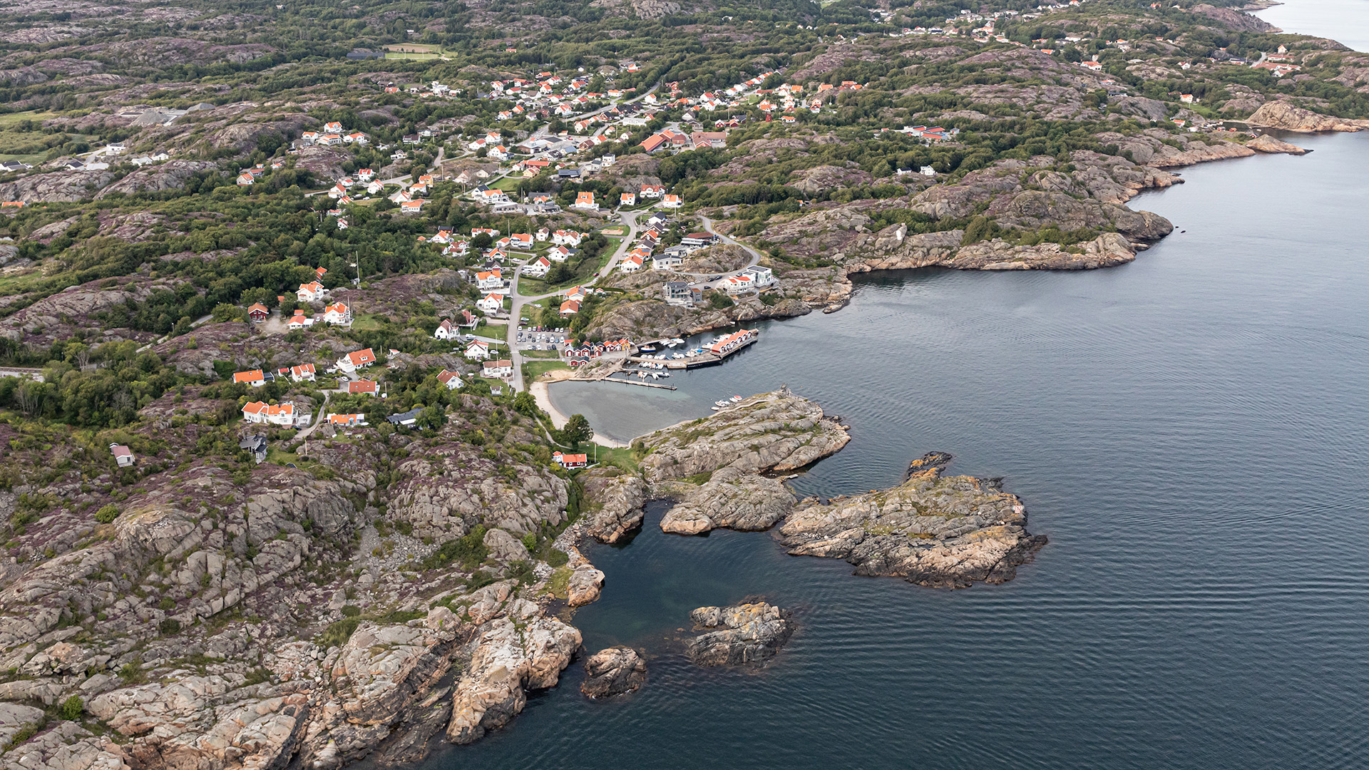 Flygvy över Kårevik