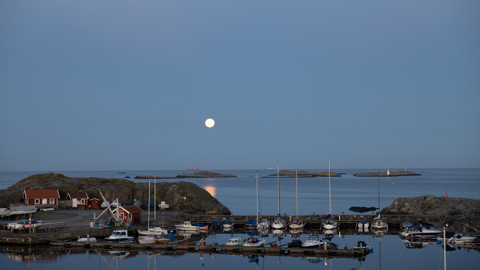 Solnedgång över Klädesholmen