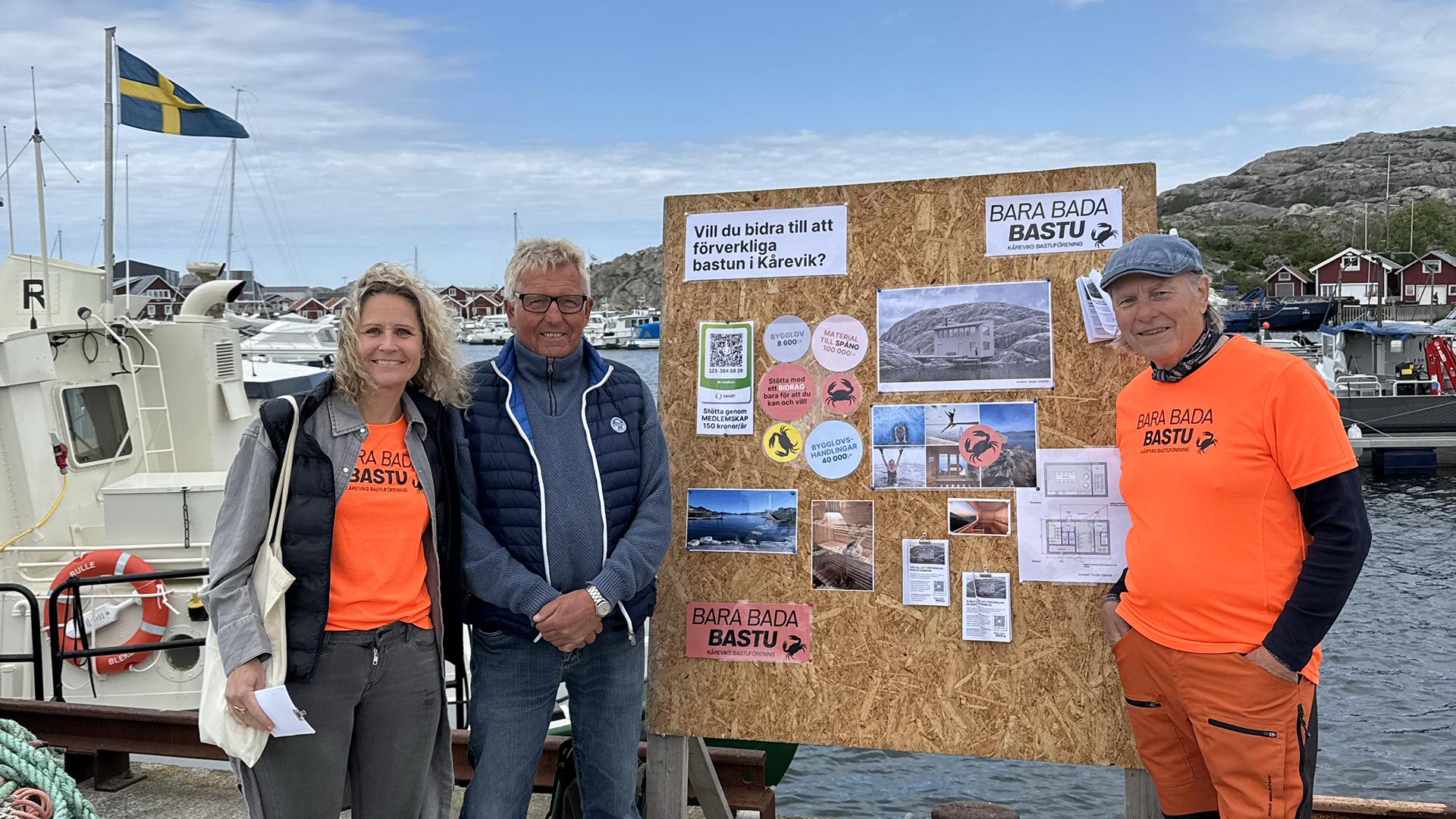 Sofie, Börje och Tommy på Havets Dag